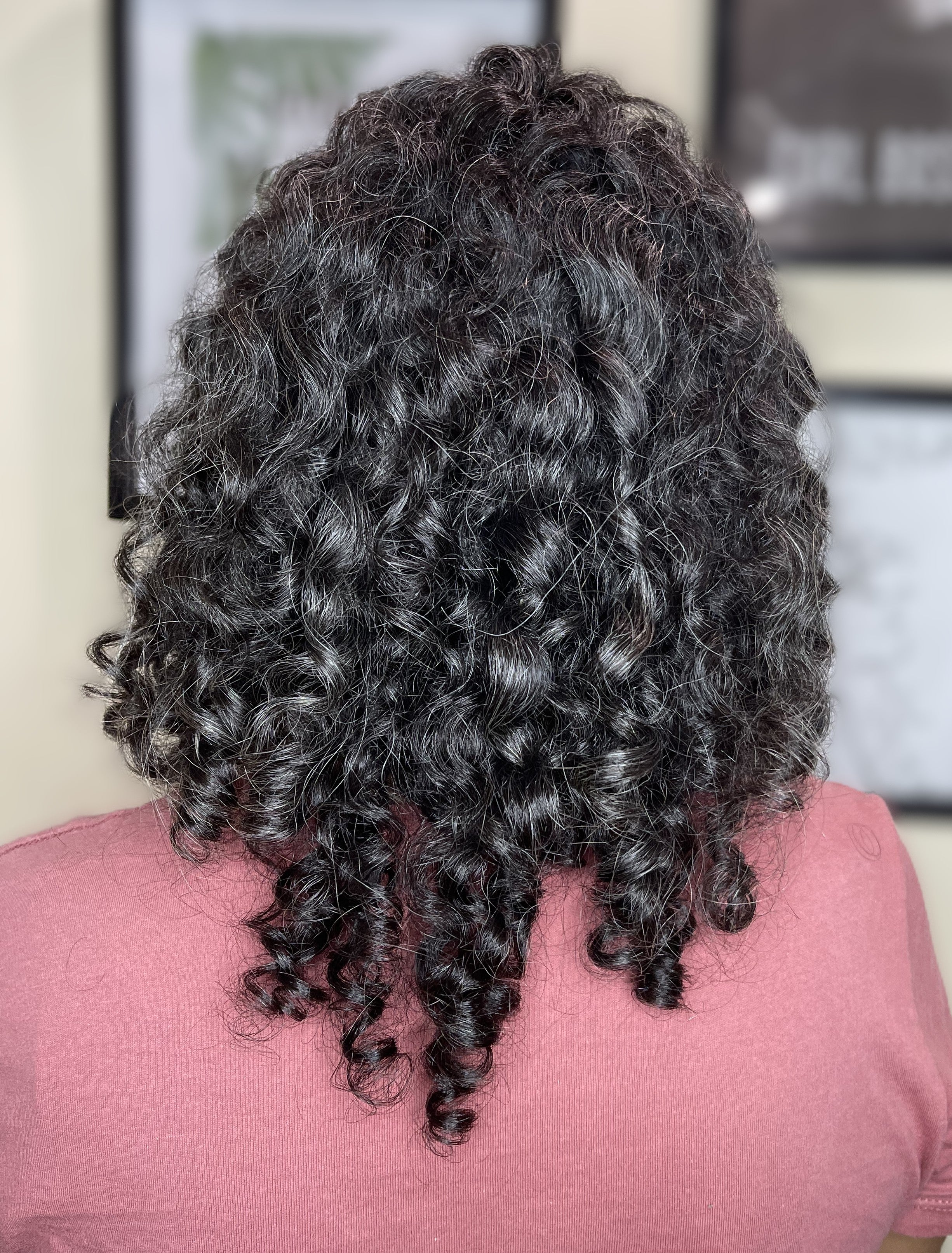 Matizado de canas cabello Natural