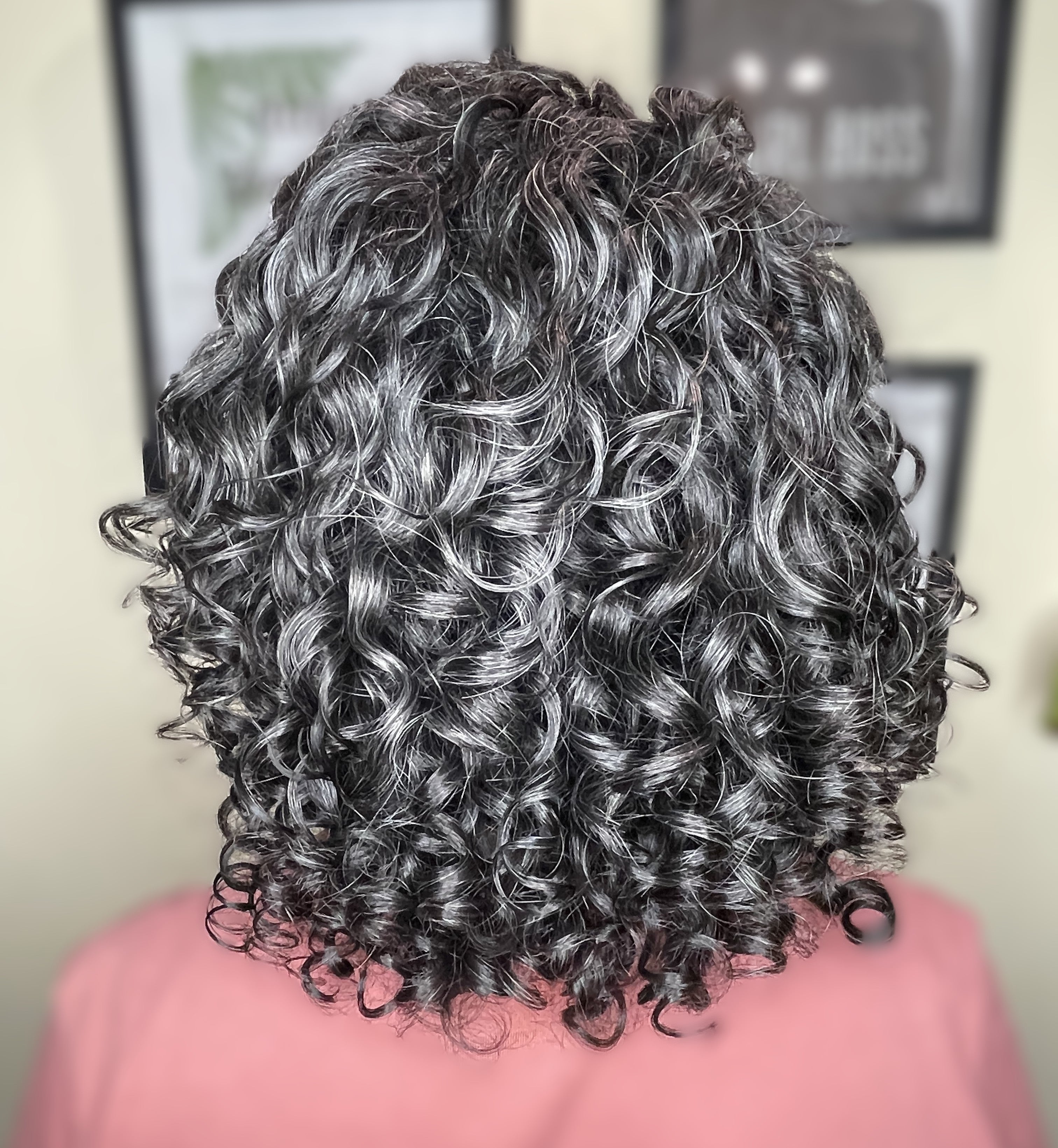 Matizado de canas cabello Natural