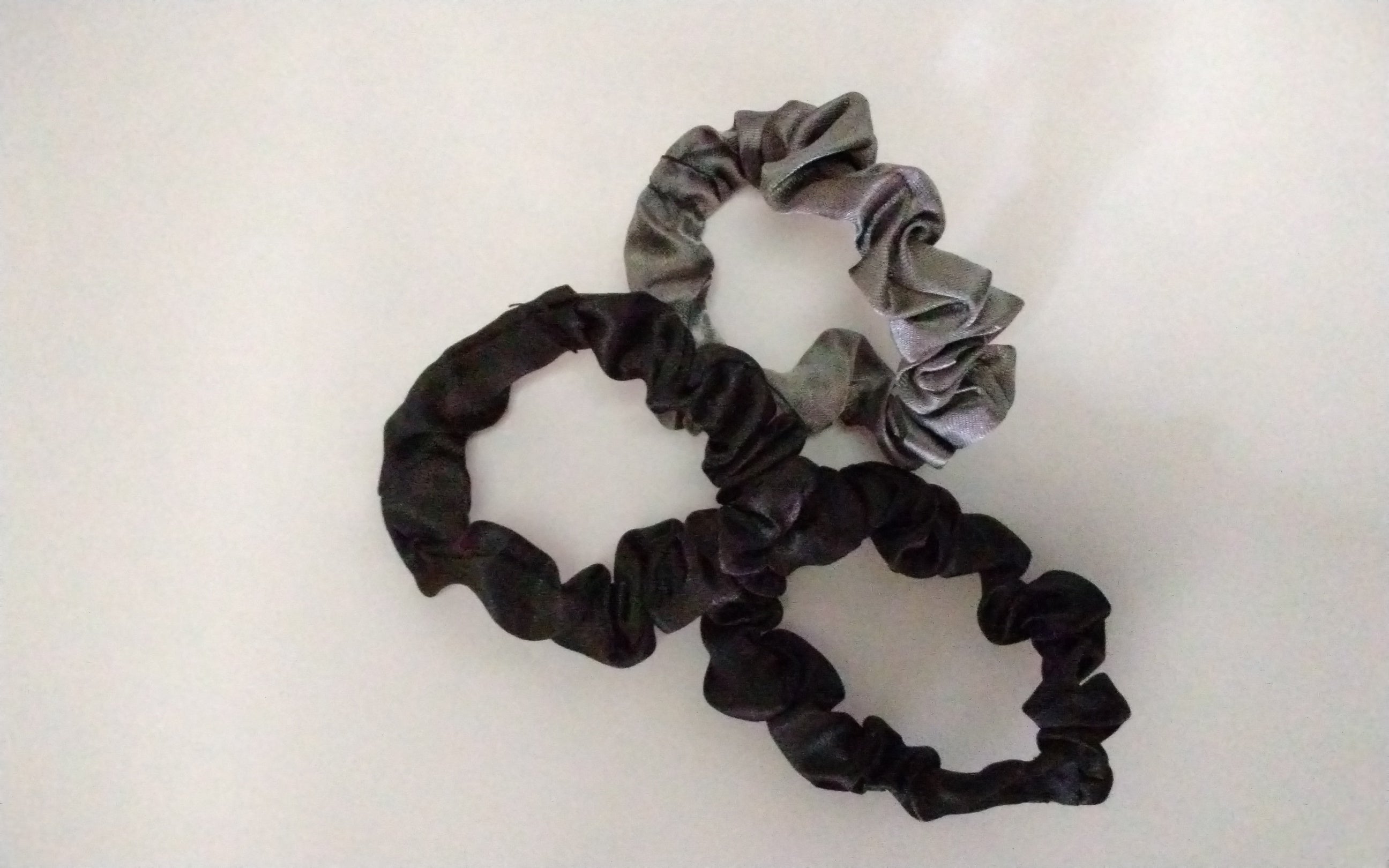Scrunchies de Saten - Trio